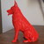 Miniatura Pastor Alemão Low Poly - Estátua de Cachorro Impressão 3D - Universo3d