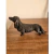 Miniatura Salsicha - Long Haired Dachshund (Salsicha de Pelo Longo) - Estátua de Cachorro Impressão 3D - Universo3d