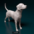 Miniatura Dálmata - Pintura Personalizada ou Cor única - Estátua de Cachorro Impressão 3D