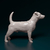 Miniatura Jack Russell Terrier - Pintura Personalizada ou Cor única - Estátua de Cachorro Impressão 3D - Universo3d