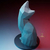 Estatueta Gato Low Poly ou Liso - Impressão 3D - Universo3d