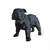 Miniatura Bull Dog Inglês Poligono Low Poly - Estátua de Cachorro Impressão 3D