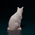 Imagem do Miniatura Gato - Pintura Personalizada ou Cor única - Estátua de Cachorro Impressão 3D