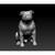 Miniatura Pitbull - Pintura Personalizada ou Cor única - Estátua de Cachorro Impressão 3D na internet