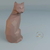 Estatueta Gato Low Poly - Impressão 3D