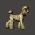 Miniatura Poodle - Estátua de Cachorro Decorativo Impressão 3D na internet