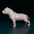 Imagem do Miniatura American Bully - Pintura Personalizada ou Cor única - Estátua de Cachorro Impressão 3D