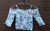 Conjunto bata com borboletas e short saia INFANTI na internet