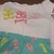 pijama blusa branca ursinhos short verde brilha esc Kily