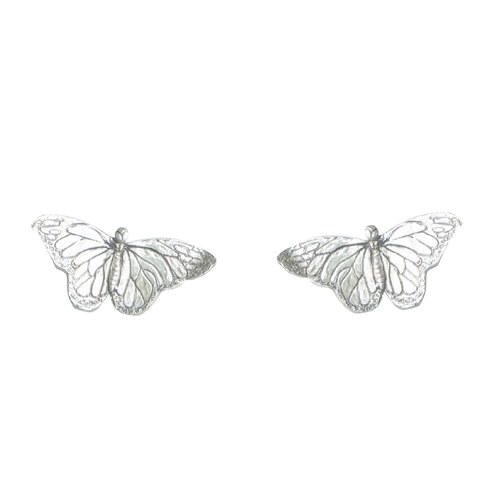 Aretes mariposa monarca