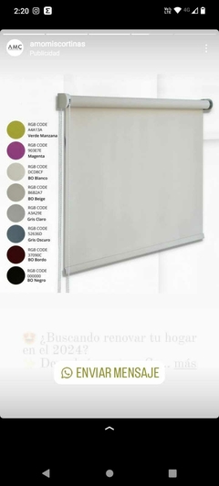 Banner de la categoría Cortinas roller