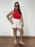 Shorts saia bolso folie Apricot
