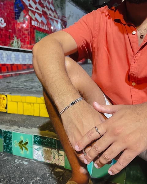 Pulseira em Aço Ponto Fixo