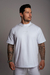 CAMISETA OVERSIZED LEAF BRANCA - Bulking Revenda