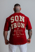 CAMISETA OVERSIZED SON OF IRON BORDÔ