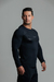 Imagem do CAMISETA ML COMPRESSION ACTION PRETA