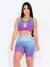 Conjunto Fitness Feminino Top e Shorts ParaTreino na internet