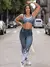 Conjunto Fitness Feminino Tecido Pre na internet