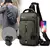 Mochila Bolsa Tiracolo Sling Multifunções masculina Impermeável - MIXSHOPMIL