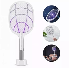 RAQUETA MATA MOSQUITO CON BASE RECARGAB CON LUZ ULTRAVIOLETA - comprar online
