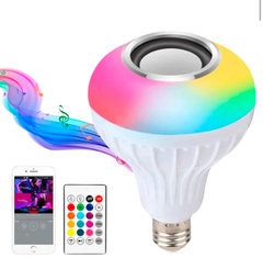 FOCO PARLANTE MUSICAL CON LUCES + CONTROL REMOTO - Shopitarg
