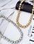 Colar Esferas Texturizadas Dourado - comprar online