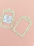 Die cuts - Moldura bege (5 unidades)