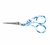 Tesoura Bordado - azul esmaltada - comprar online