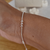 Pulsera fasetada bolitas plata 925 - comprar online