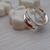 Anillo curvo adaptable plata 925 - comprar online