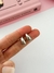 Aros mini gota acero