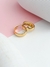 Argollas Cuba Acero Dorado - comprar online