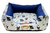 Cama Quadrada Luppet Impermeável Azul Cachorrinho – Tamanho G. na internet