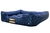 Imagem do Cama Retangular para Cachorro ou Gato Luppet Azul Patinhas Tamanho:M (LP1020-02M
