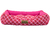 Cama Retangular para Cachorro ou Gato Luppet Luxo Rosa Geométrico - comprar online
