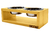 Imagem do Comedouro Duplo de Madeira Personalizado com Potes Inox – Luppet Madeiras