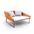 Chaise Quadrada Corda Náutica