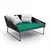 Chaise Quadrada Corda Náutica