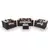 Conjunto Quadrado Fibra Sintética
