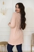 Cardigã Malha Canelada Viscose Elastano – Rosê - comprar online
