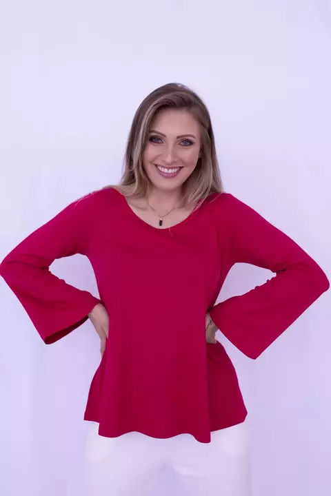 Blusa em A - Malha de Viscose Elastano - Feminino - comprar online