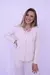 Imagem do Blusa Botões Malha de Viscose - Rosa Lótus