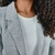 Blazer Matelassê - Cinza - loja online