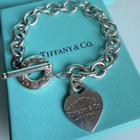 Pulseira Tiffany com Coração