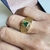 Anel em Ouro 18k, Diamantes e Esmeralda