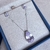 Conjunto em Ouro 18k, Kunzita e Diamantes