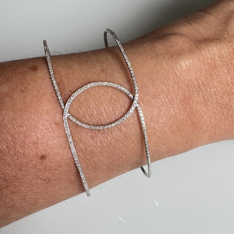 Bracelete em Ouro 18k e Diamantes