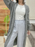 Sacon Largo Dalma Gris - comprar online