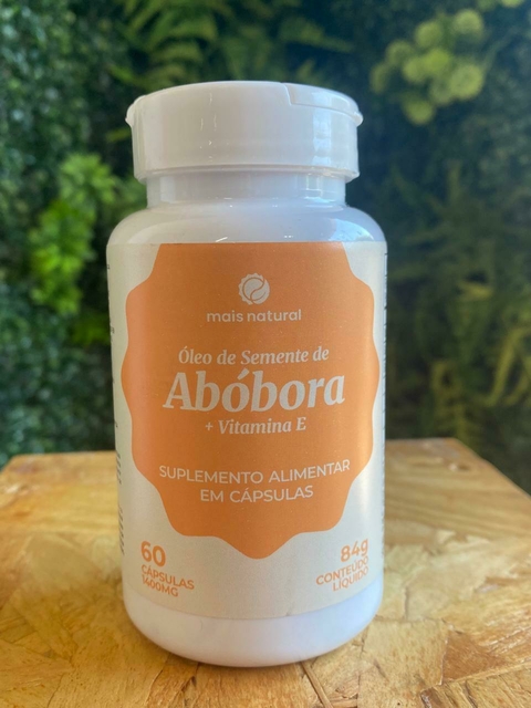 ÓLEO DE SEMENTE DE ABÓBORA 60cp - MAIS NATURAL
