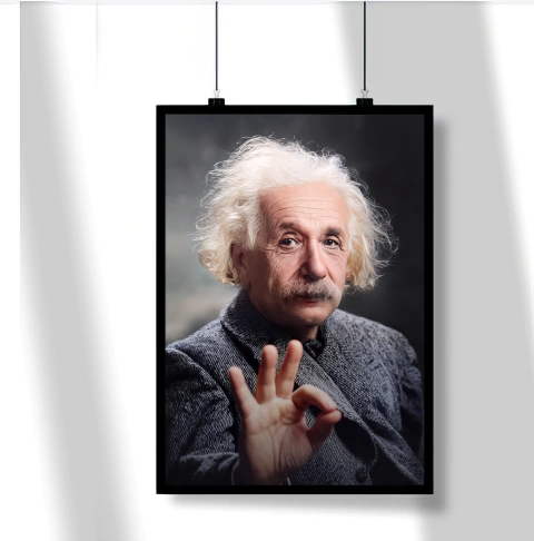 Poster Retrato "Física Plena"
